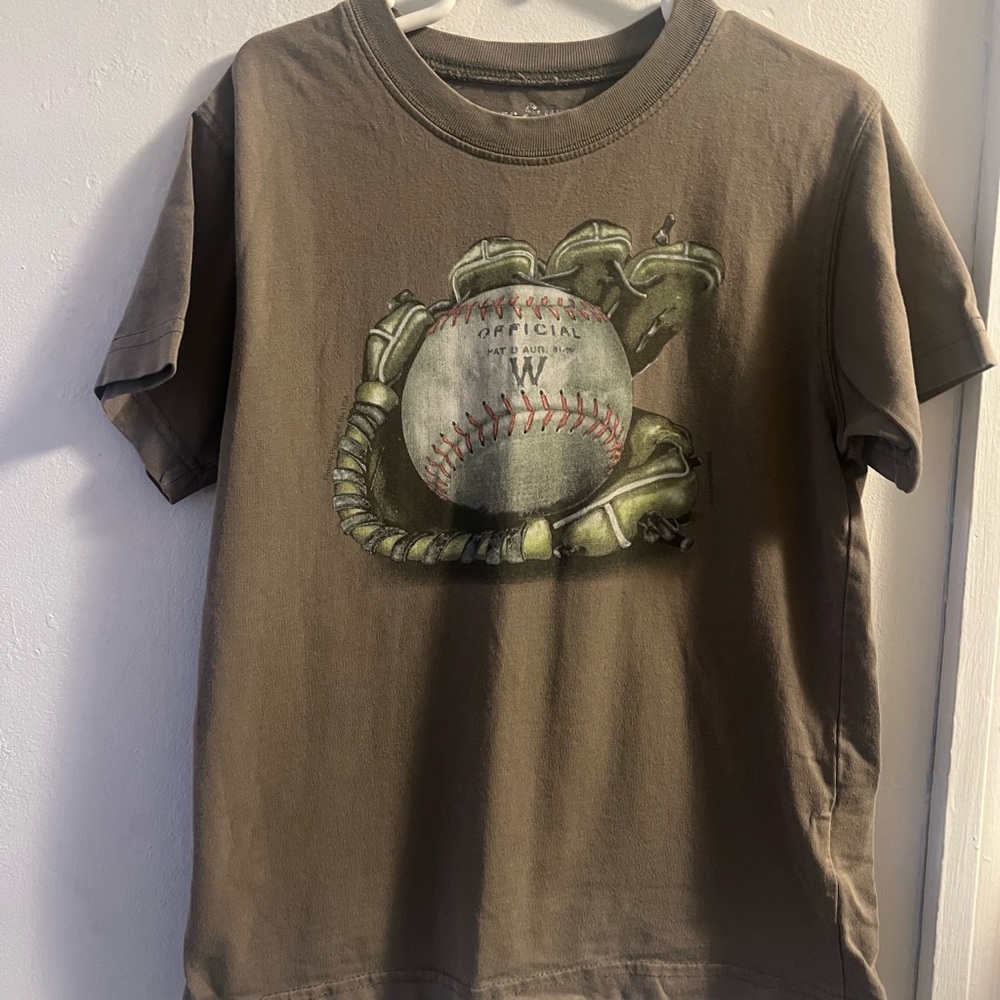 Wes & Willy tee boys 6 T-Shirt with Baseball Design
